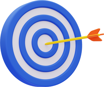 3d marketing target icon